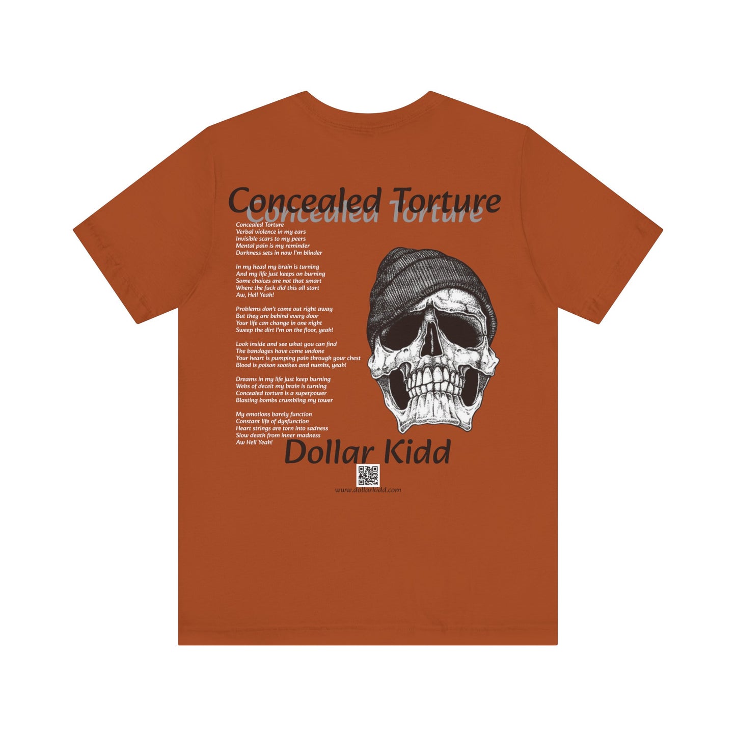 Dollar Kidd - Concealed Torture Unisex Jersey Short Sleeve Tee