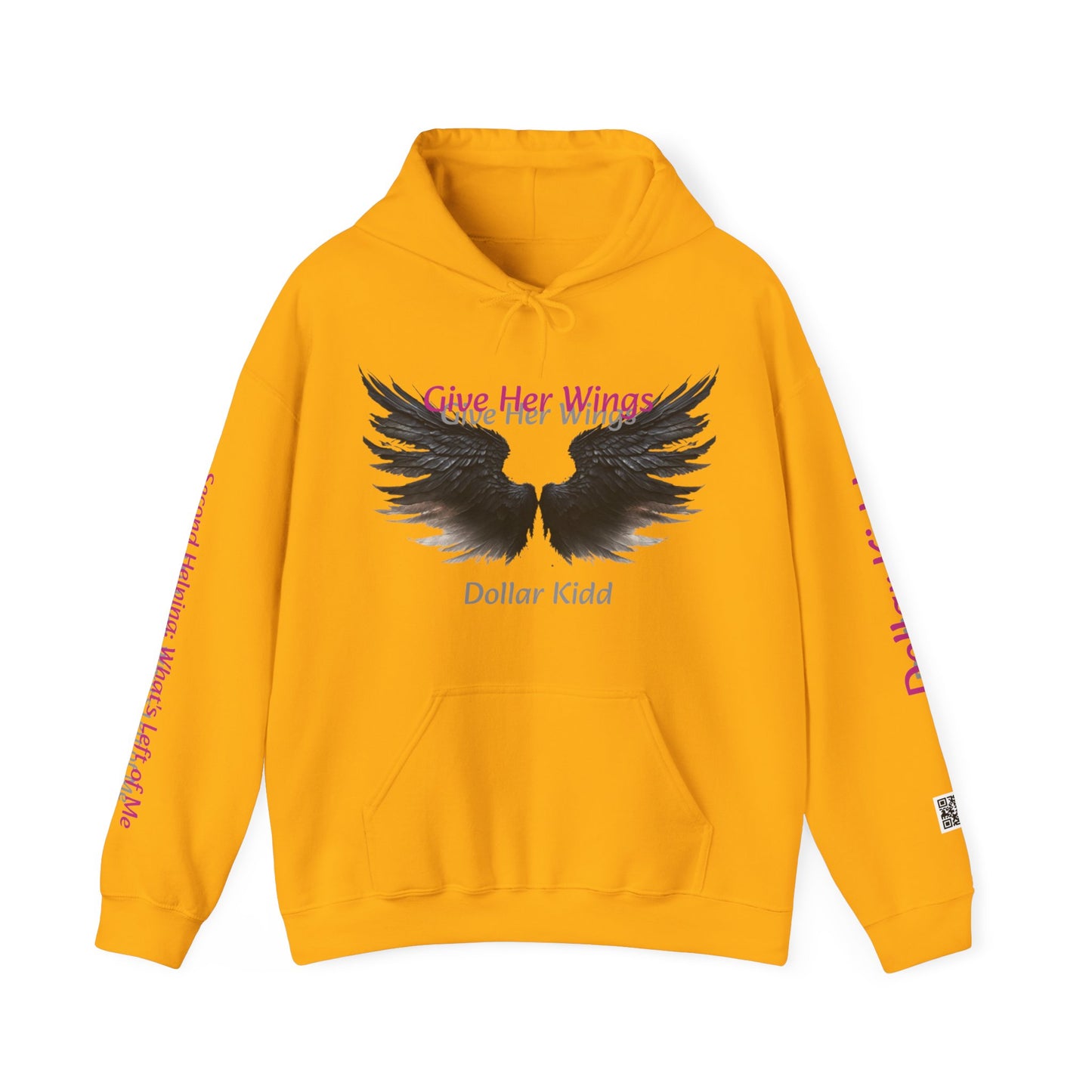 Dollar Kidd - Give Her Wings Unisex Heavy Blend™ Hooded Sweatshirt