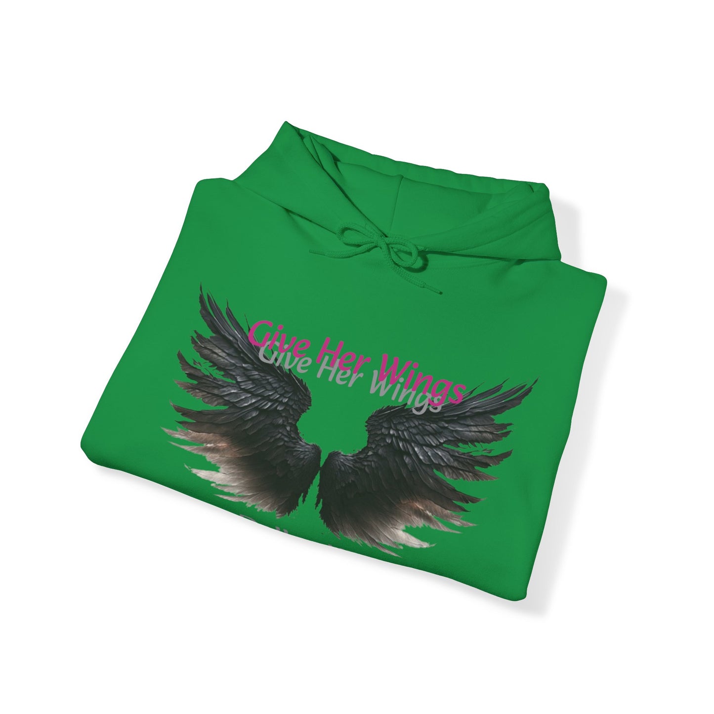 Dollar Kidd - Give Her Wings Unisex Heavy Blend™ Hooded Sweatshirt