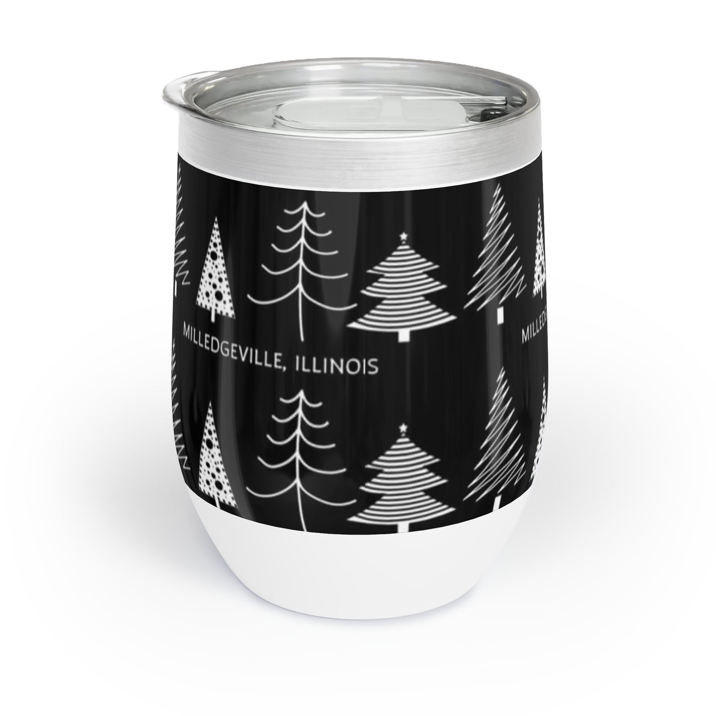 Hometown Holidays Logo - Pattern Chill Coffee or Wine Tumbler