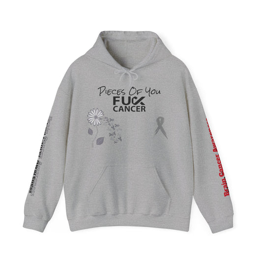 Pieces of You - Brain Cancer Awareness - Unisex Heavy Blend™ Hooded Sweatshirt