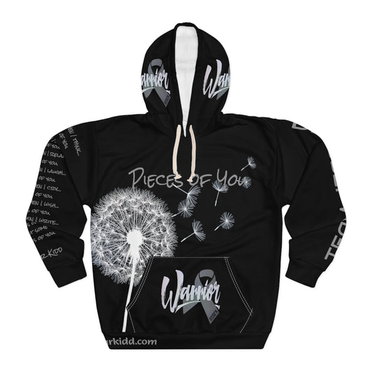 Awareness - TEAM JESSICA - Brain Cancer & Brain Tumor - Pieces Of You Unisex Pullover Hoodie (AOP)