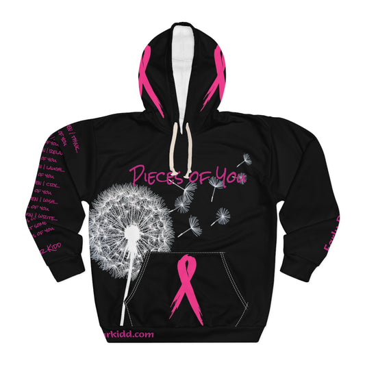 Awareness - Breast Cancer - Pieces Of You Unisex Pullover Hoodie (AOP)