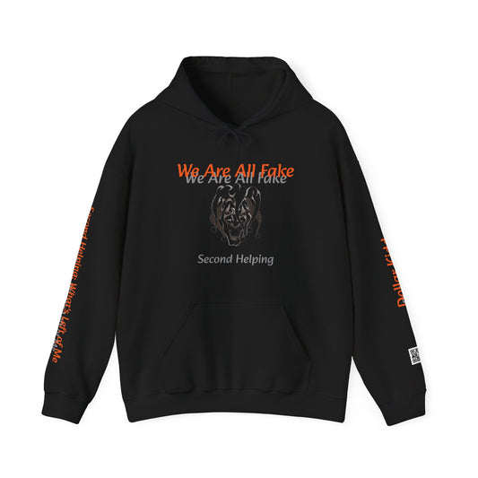 Dollar Kidd - We Are All Fake - Dark Colors Unisex Heavy Blend™ Hooded Sweatshirt