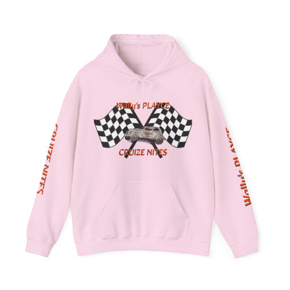 Wally's Cruize Nites Twin Checkered Unisex Heavy Blend™ Hooded Sweatshirt