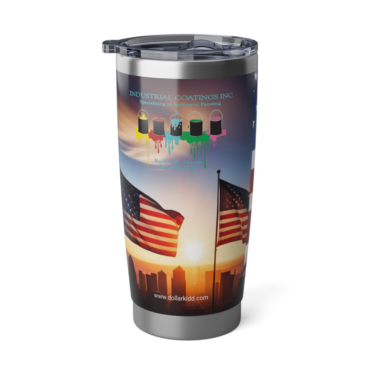 Industrial Coatings Support Our Troops 01 Vagabond 20oz Tumbler