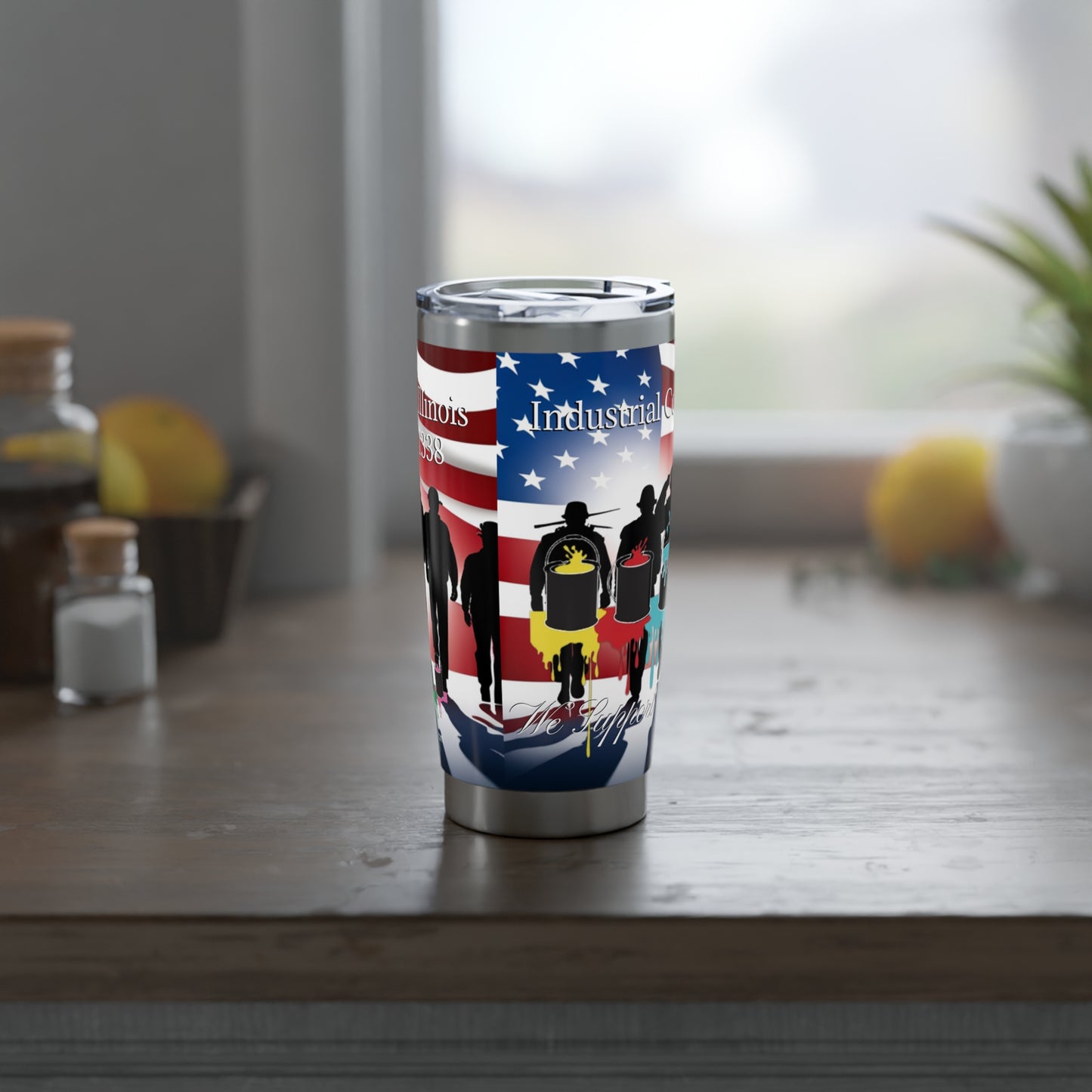 Industrial Coatings Support Our Troops 02 Vagabond 20oz Tumbler
