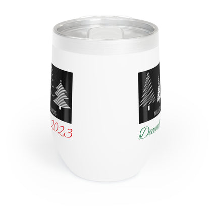 Hometown Holidays Logo Chill Coffee or Wine Tumbler