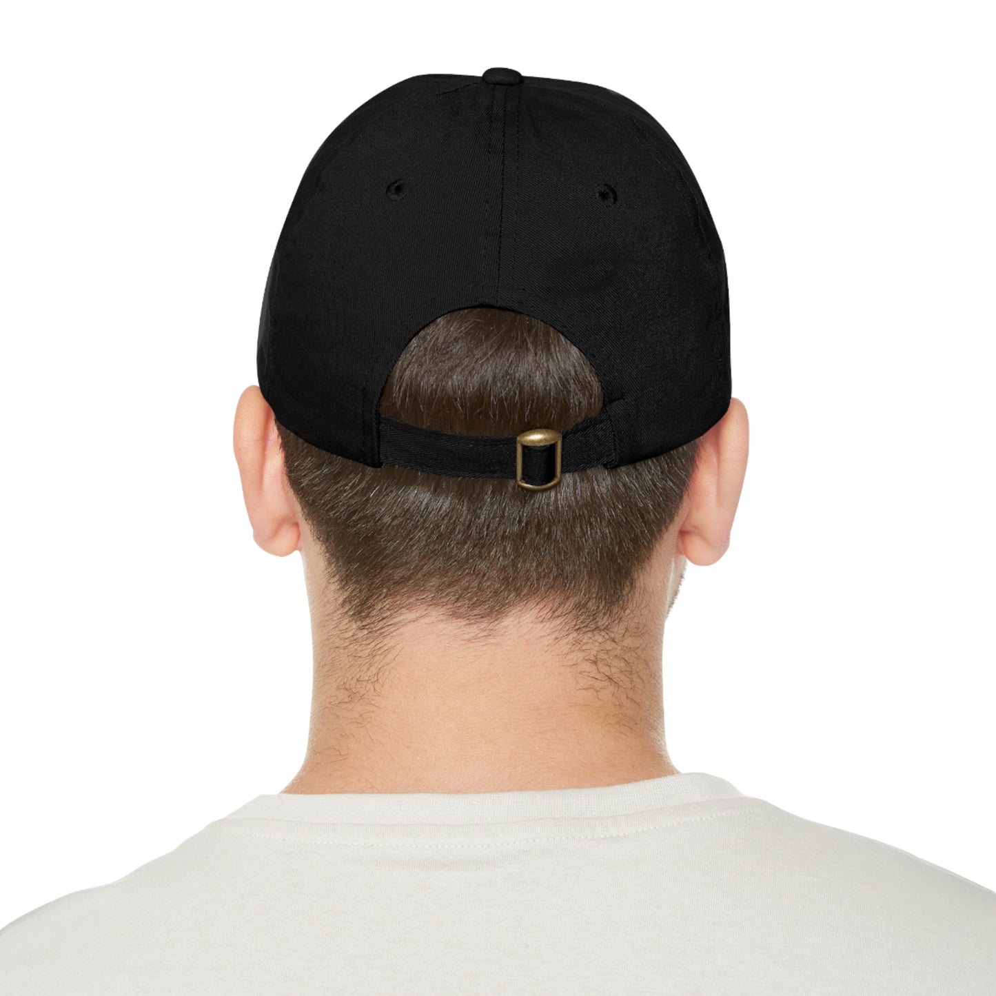We The People FOUR Dad Hat with Leather Patch (Round)