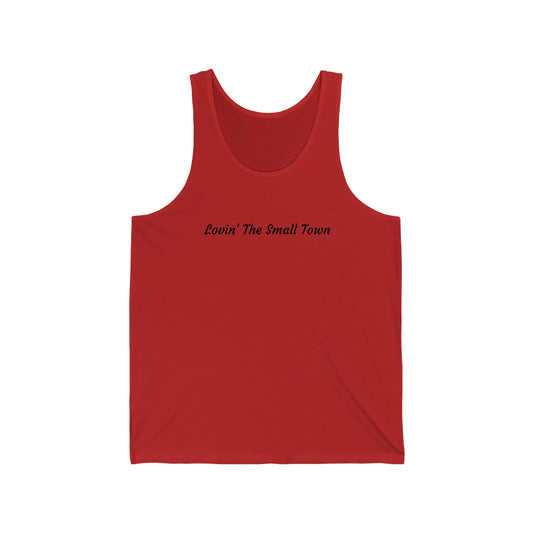 Wally's Playce Lovin' The Small Town Unisex Jersey Tank