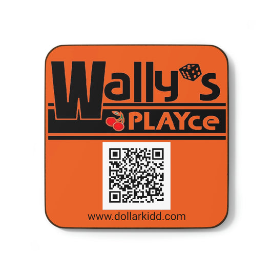 Wally's Playce Hardboard Back Coaster