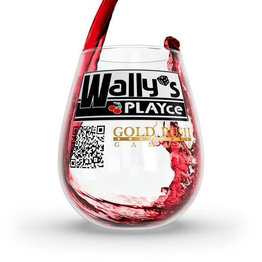 Wally's PLAYce Stemless Wine Glass, 11.75oz