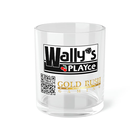 Wally's PLAYce Gold Rush 10 oz Bar Glass