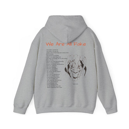 We Are All Fake Unisex Heavy Blend™ Hooded Sweatshirt