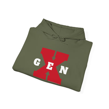 Gen X - 01 Big Red Unisex Heavy Blend™ Hooded Sweatshirt