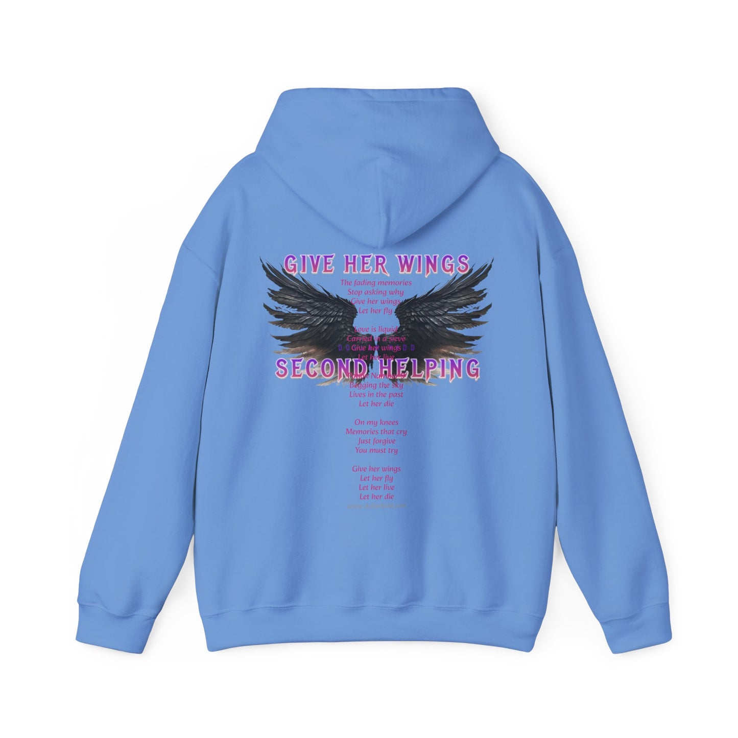 Give Her Wings Unisex Heavy Blend™ Hooded Sweatshirt