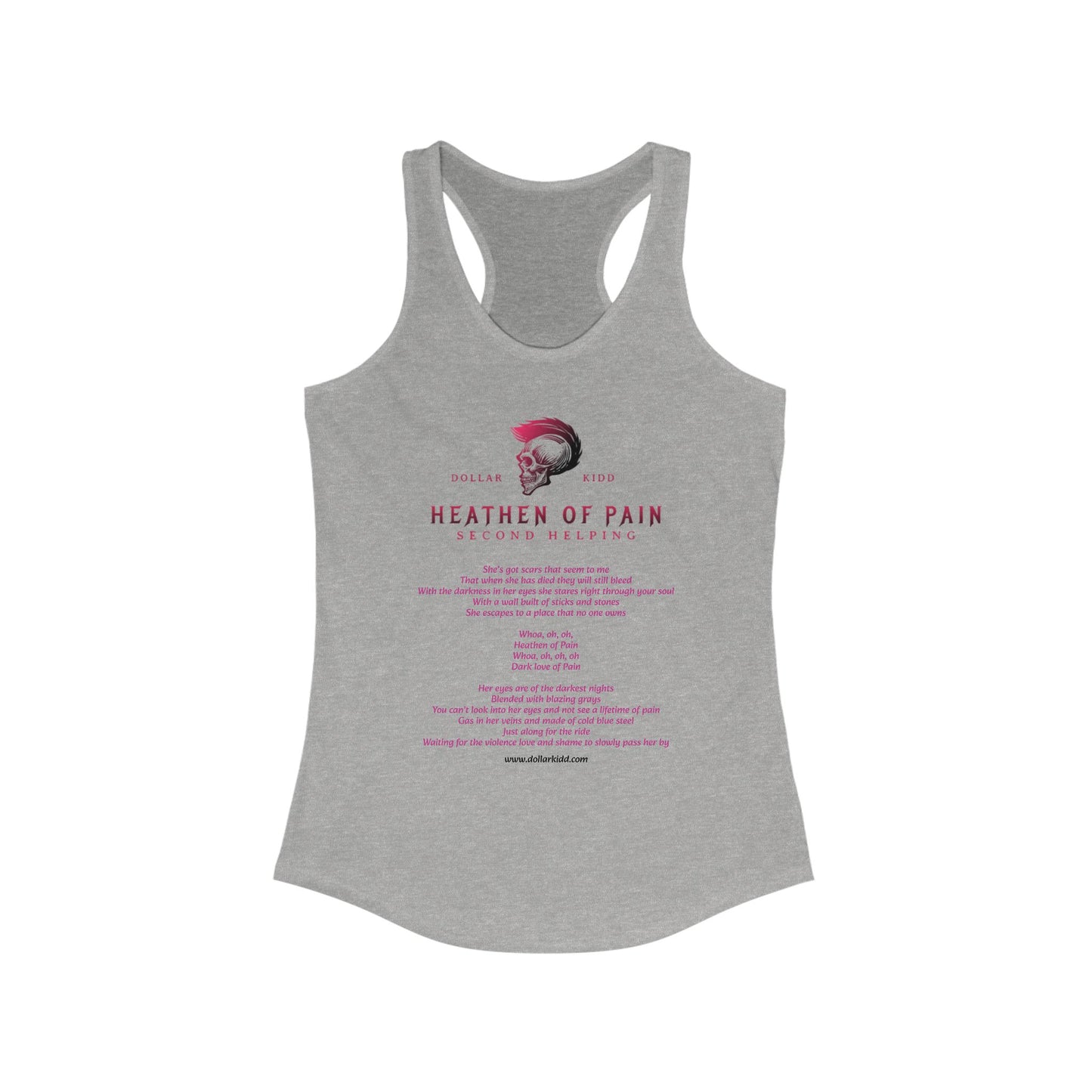 Heathen Of Pain Women's Ideal Racerback Tank