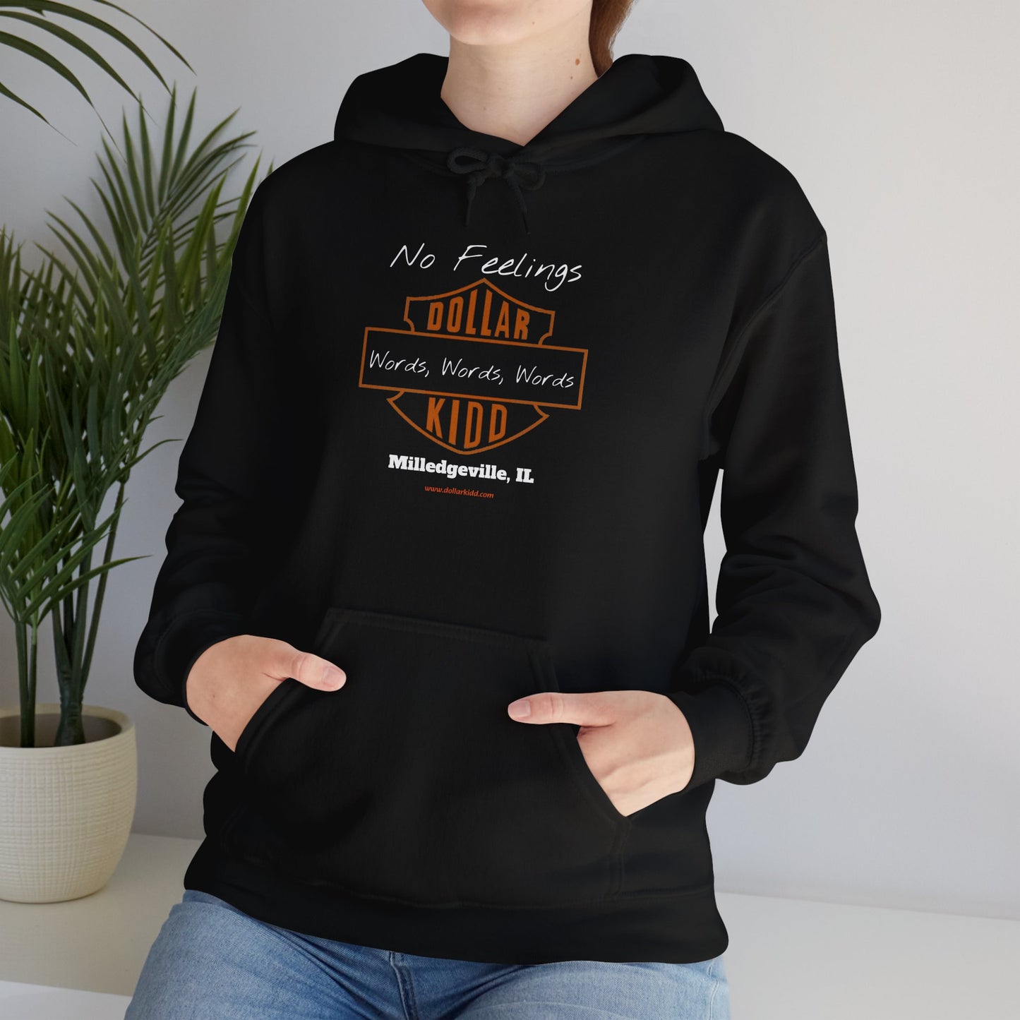 Words Words Words Front Only Unisex Heavy Blend™ Hooded Sweatshirt