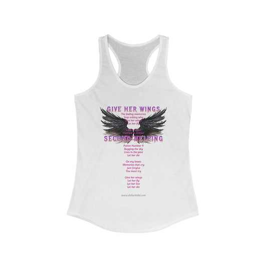 Give Her Wings Women's Ideal Racerback Tank