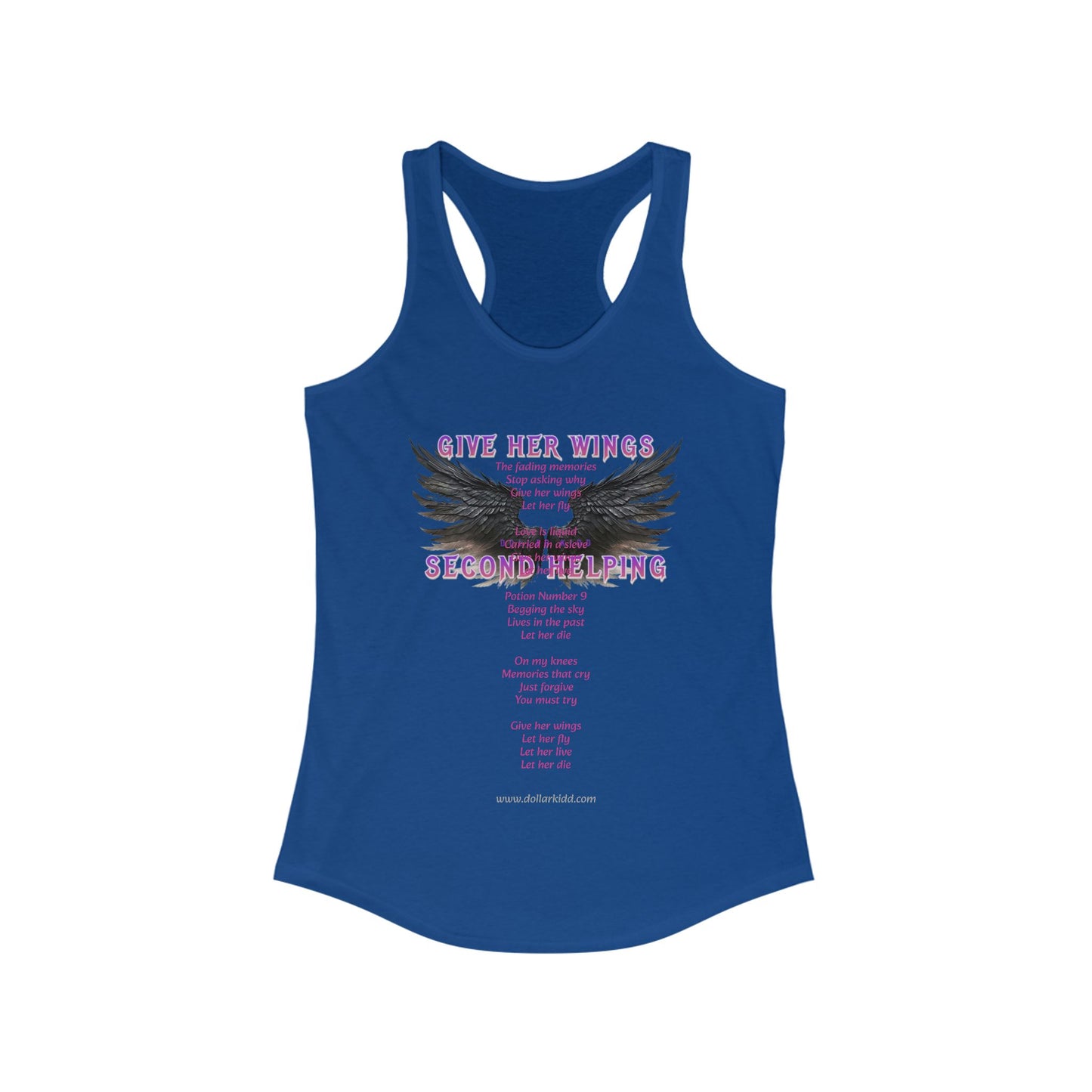 Give Her Wings Women's Ideal Racerback Tank