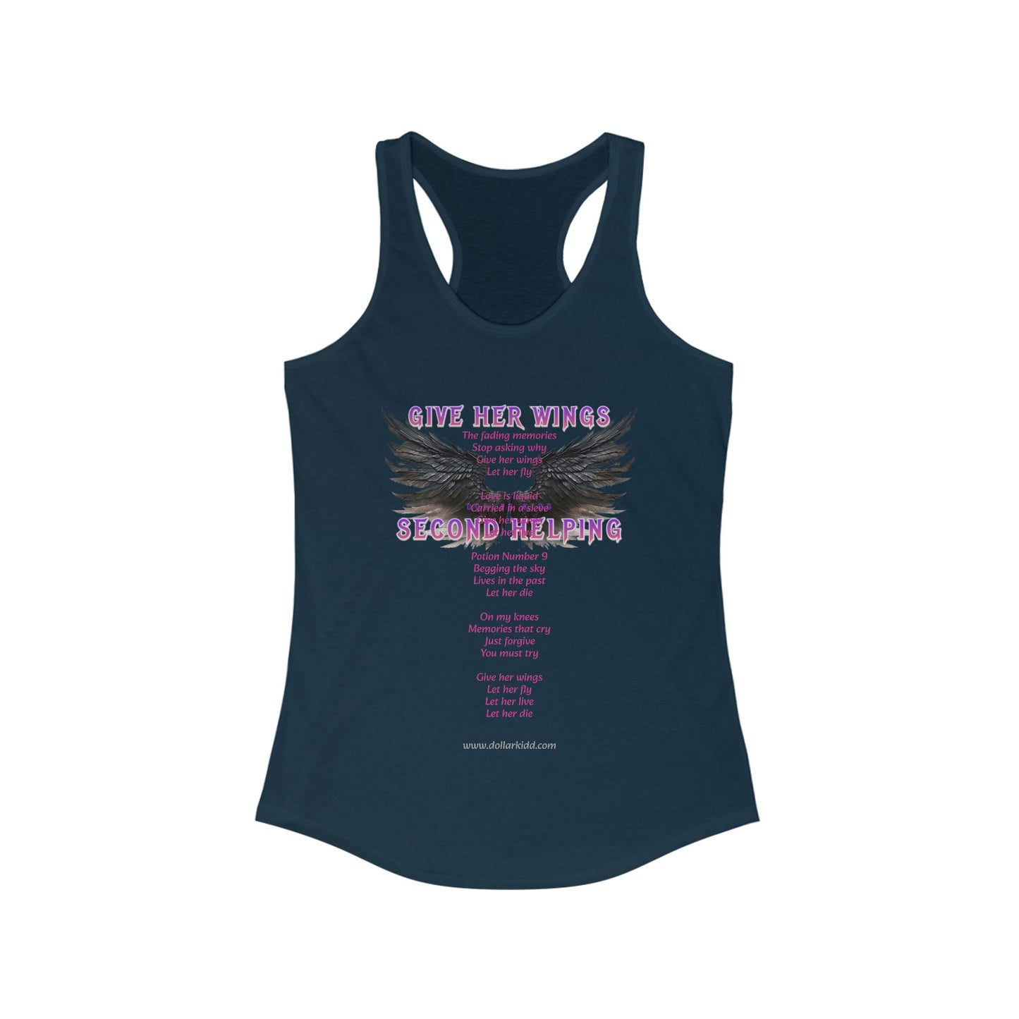 Give Her Wings Women's Ideal Racerback Tank