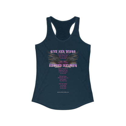 Give Her Wings Women's Ideal Racerback Tank