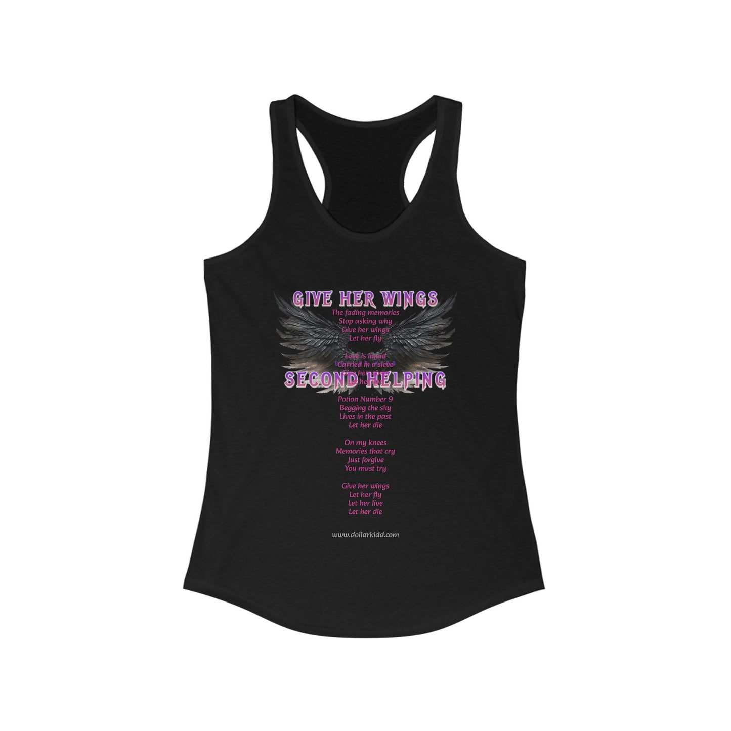 Give Her Wings Women's Ideal Racerback Tank