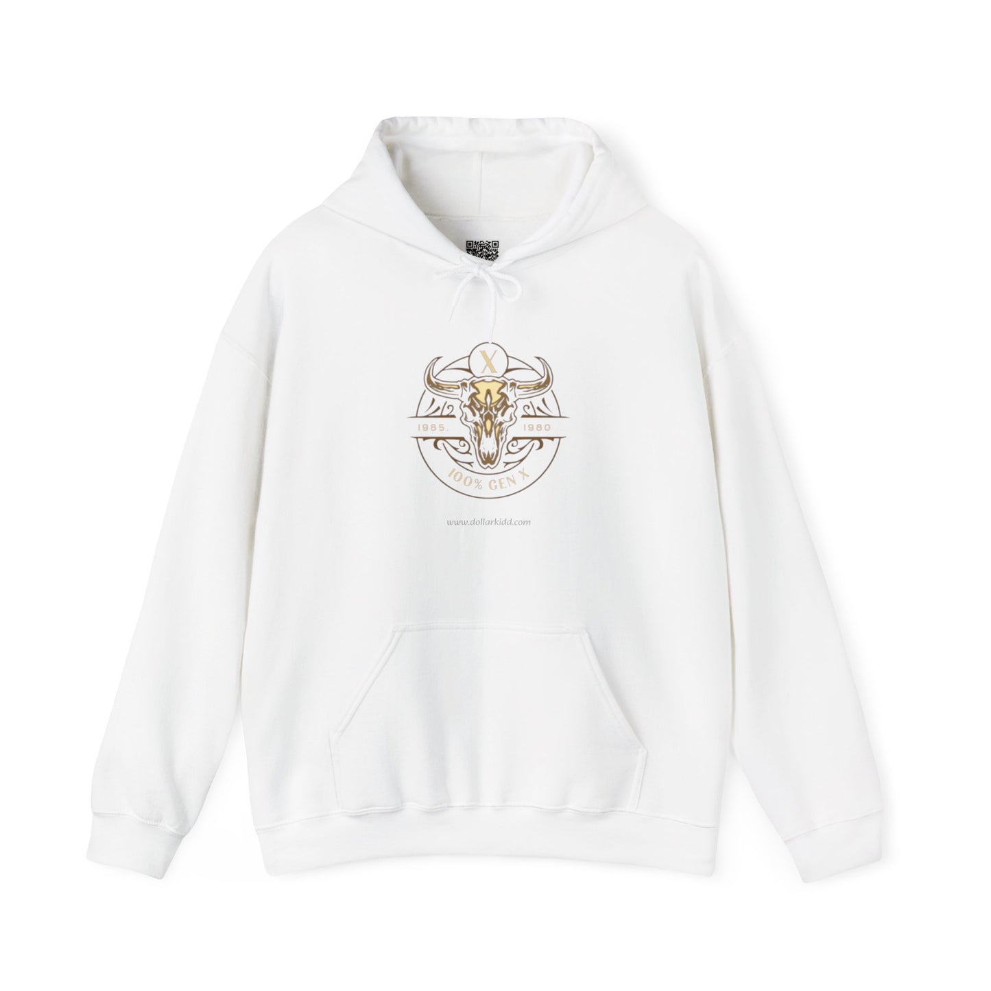 Gen X - Bull Skull A Unisex Heavy Blend™ Hooded Sweatshirt
