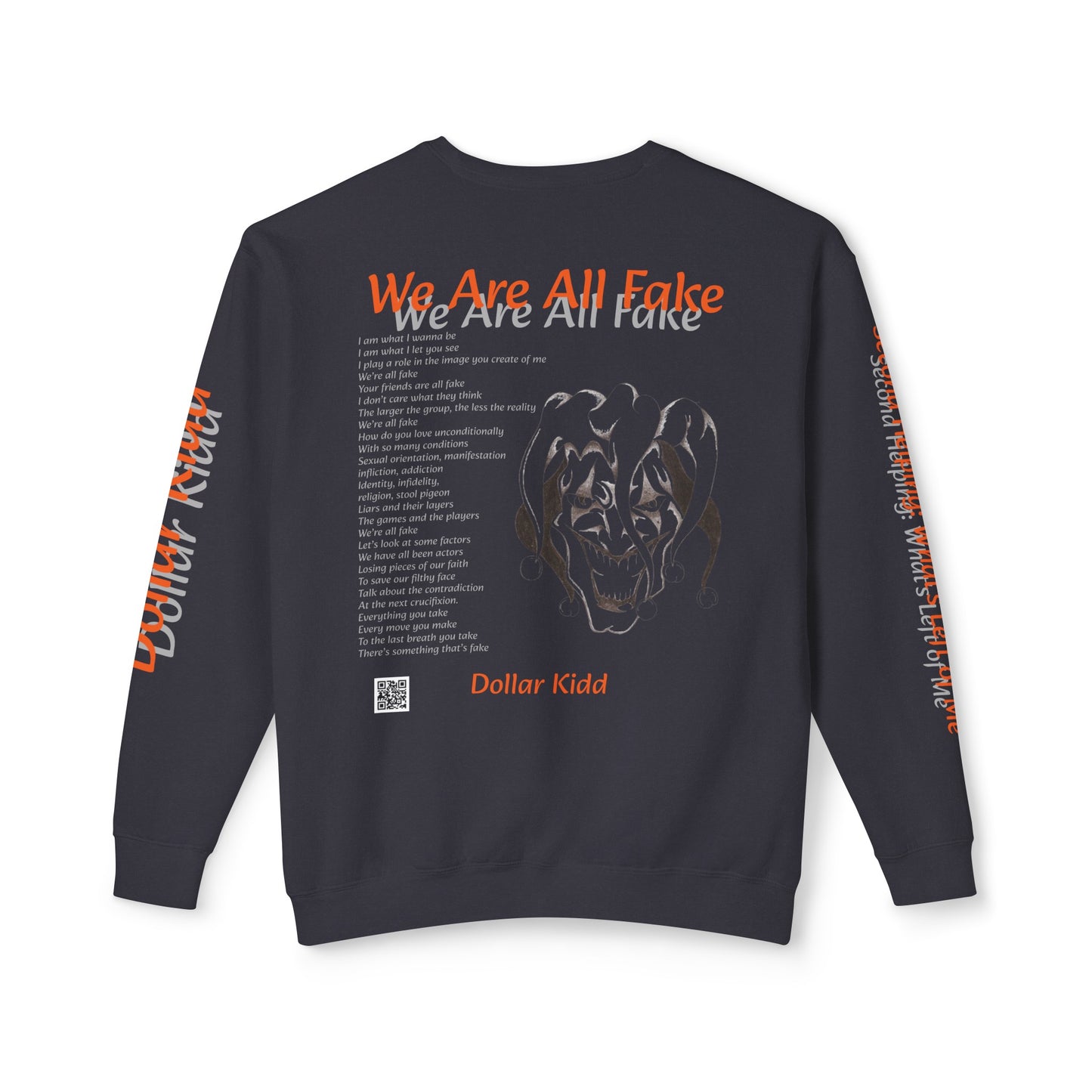We Are All Fake - Unisex Lightweight Crewneck Sweatshirt