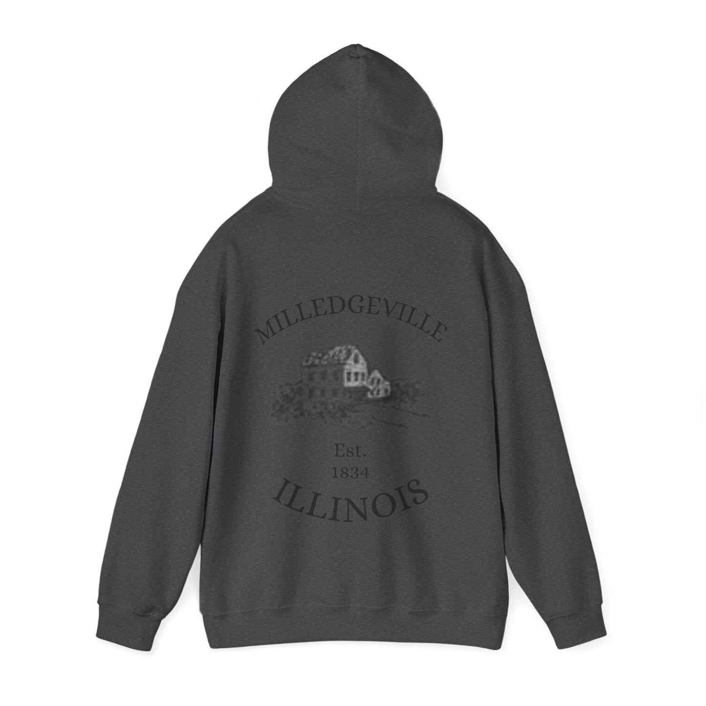 Focused on Our Future - Biker Back- Unisex Heavy Blend™ Hooded Sweatshirt