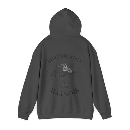 Focused on Our Future - Biker Back- Unisex Heavy Blend™ Hooded Sweatshirt