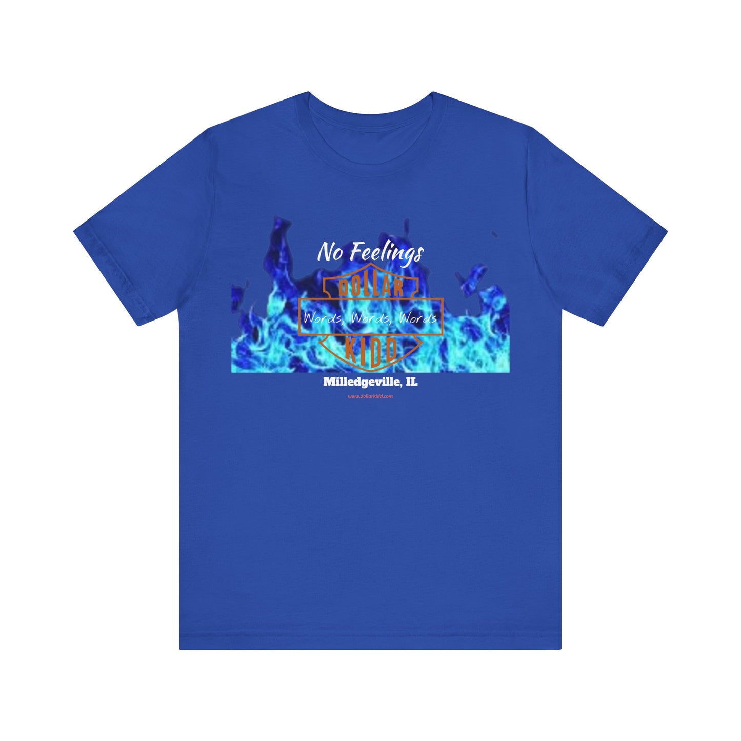 Words Words Words - Orange Logo  Unisex Jersey Short Sleeve Tee