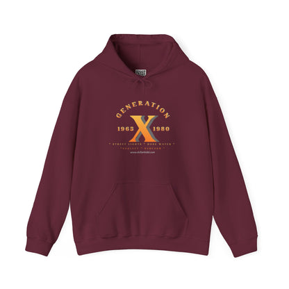 Gen X - 01 Orange Unisex Heavy Blend™ Hooded Sweatshirt