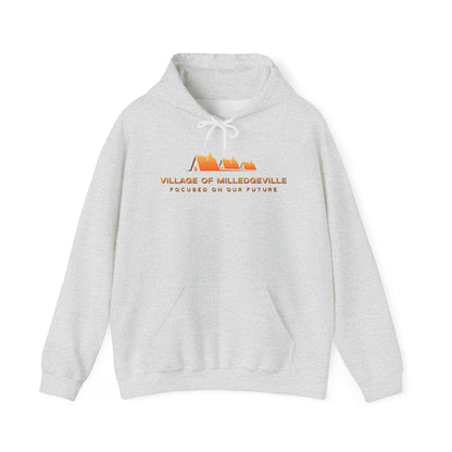 Focused on Our Future - Biker Back- Unisex Heavy Blend™ Hooded Sweatshirt