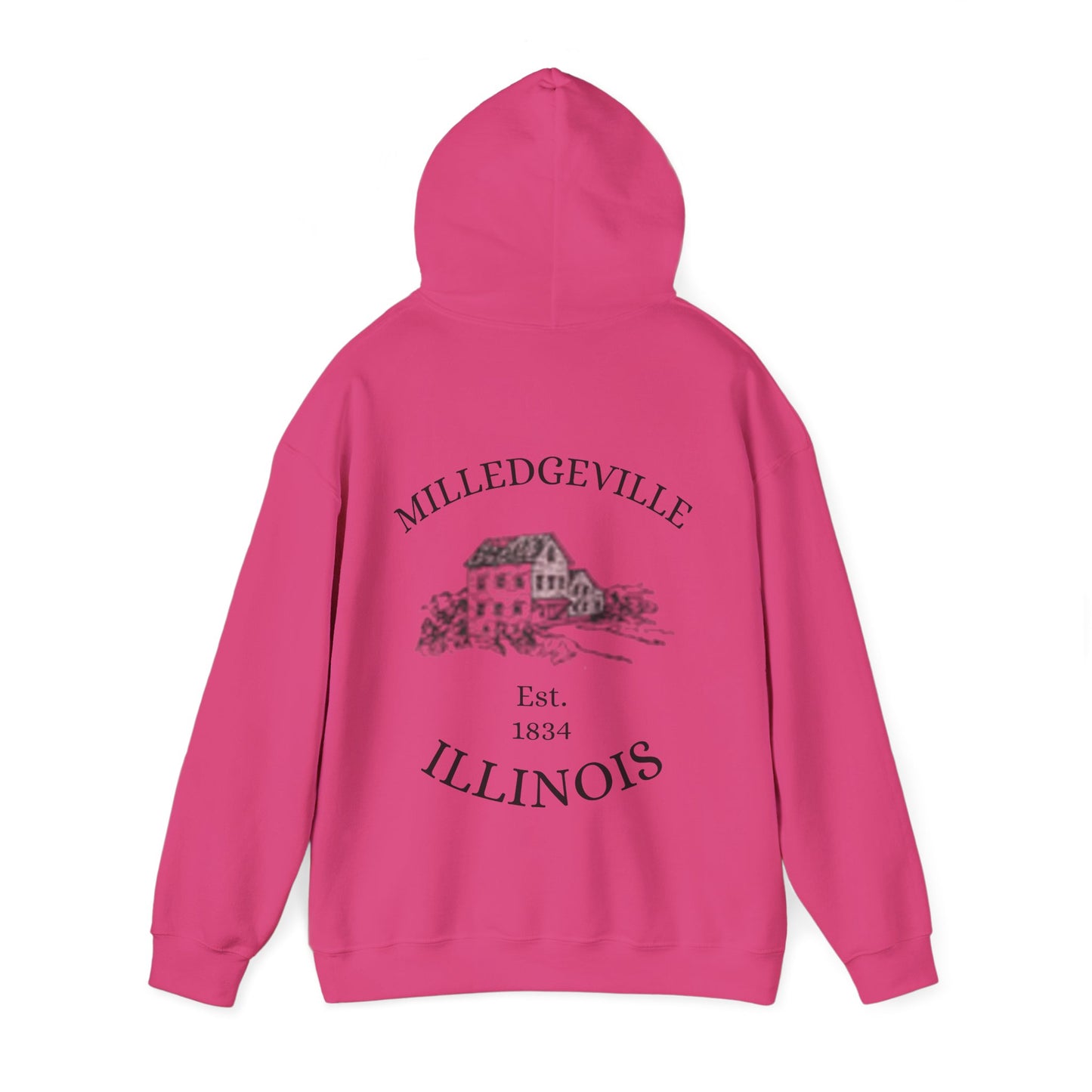 Focused on Our Future - Biker Back- Unisex Heavy Blend™ Hooded Sweatshirt
