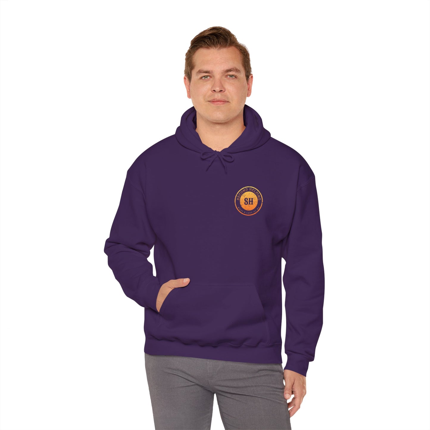 Second Helping - What's Left of Me - Unisex Heavy Blend™ Hooded Sweatshirt