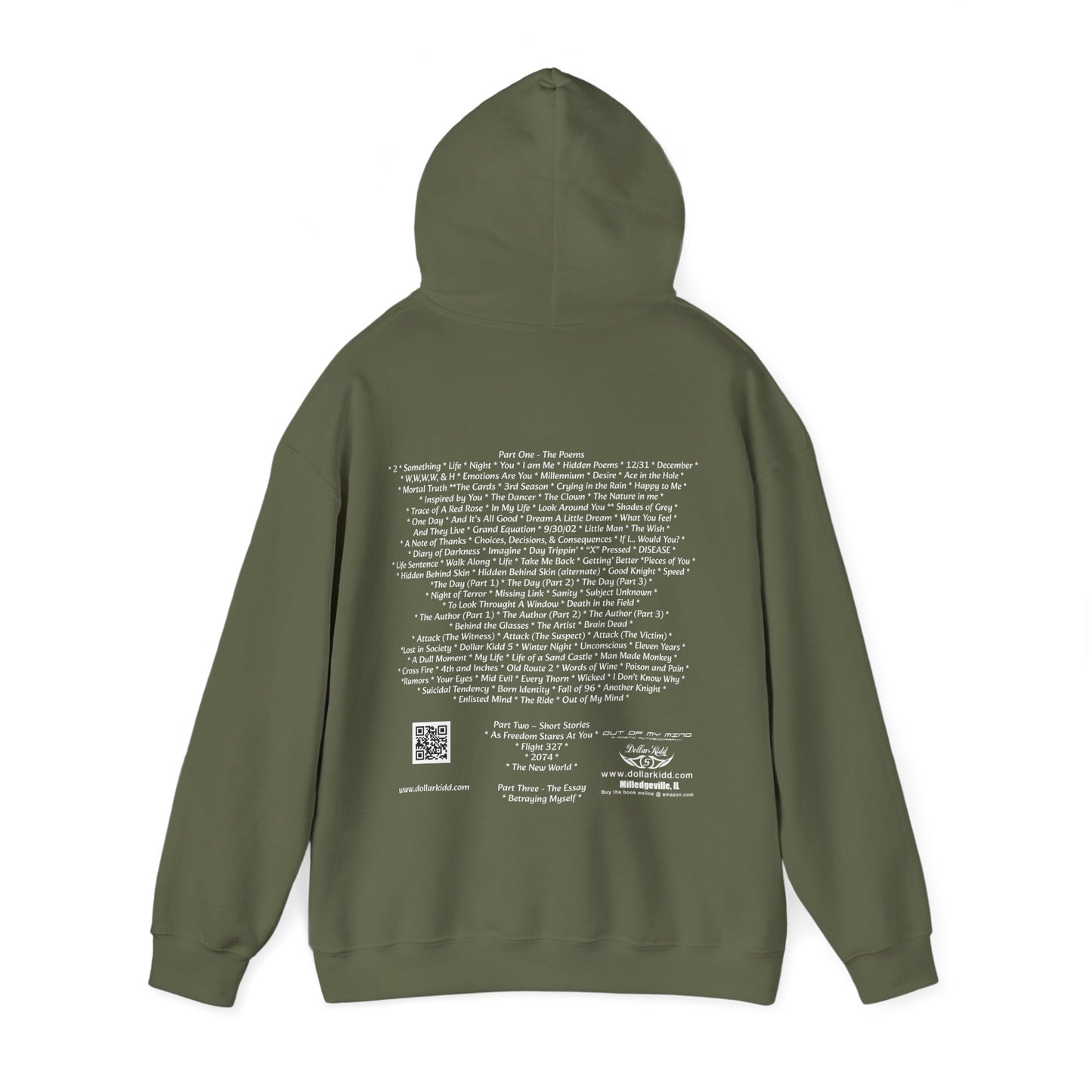 Dollar Kidd - Out Of My Mind - All Titles Wh Unisex Heavy Blend™ Hooded Sweatshirt