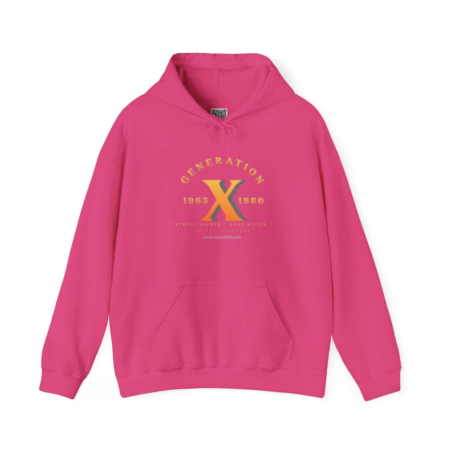 Gen X - 01 Orange Unisex Heavy Blend™ Hooded Sweatshirt