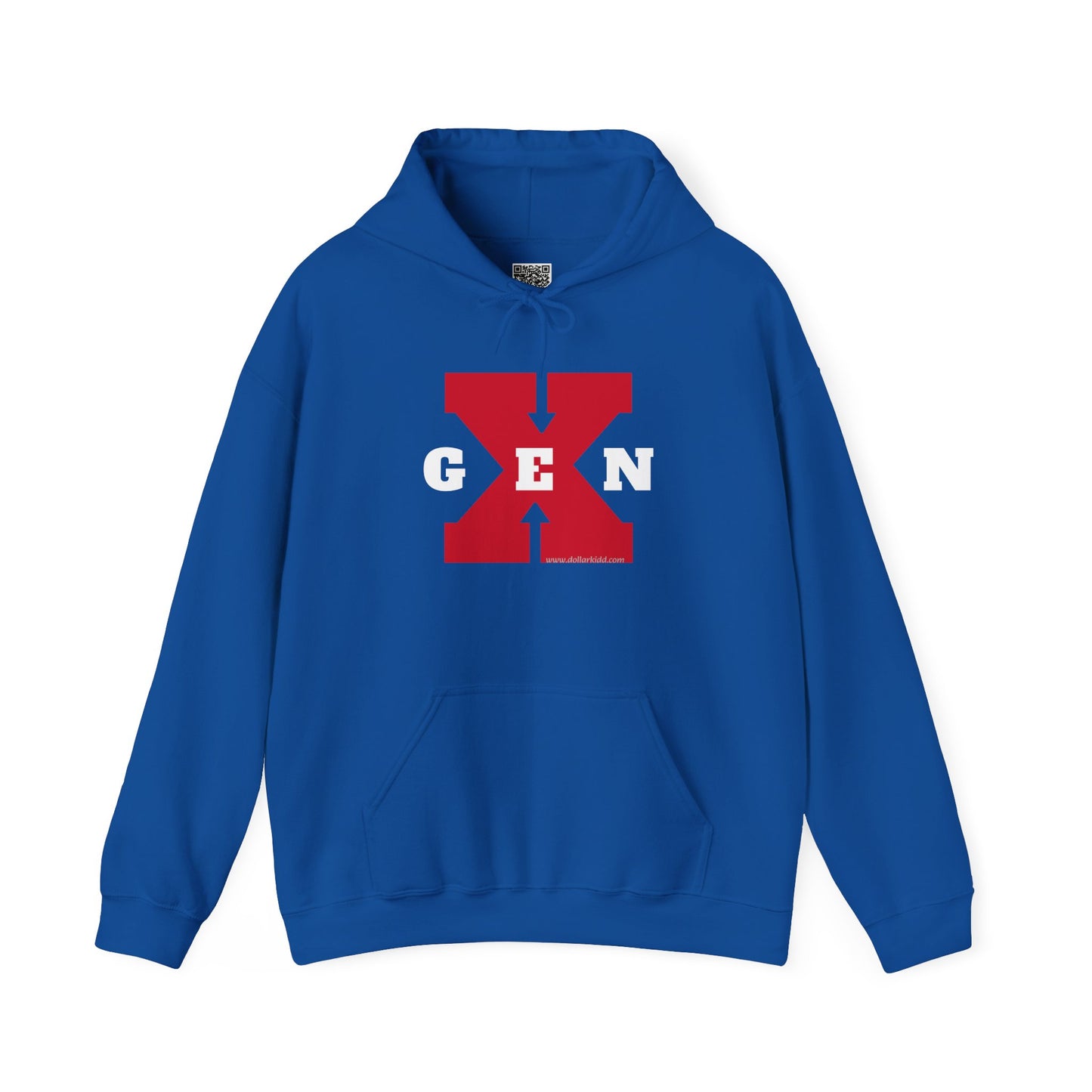Gen X - 01 Big Red Unisex Heavy Blend™ Hooded Sweatshirt