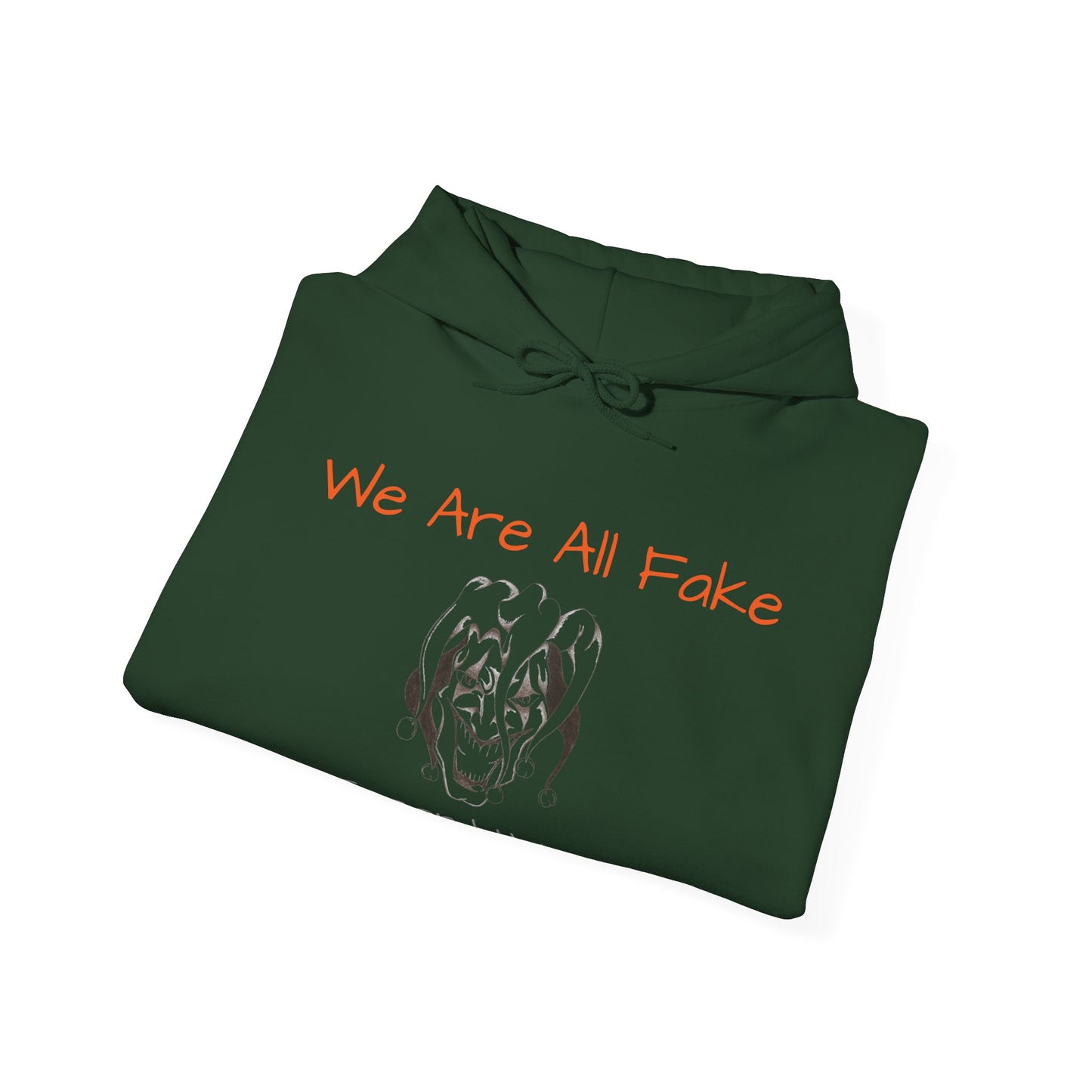 We Are All Fake - Dark Colors Unisex Heavy Blend™ Hooded Sweatshirt
