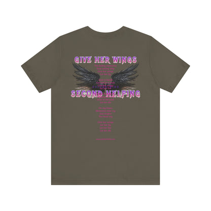 Give Her Wings Unisex Jersey Short Sleeve Tee