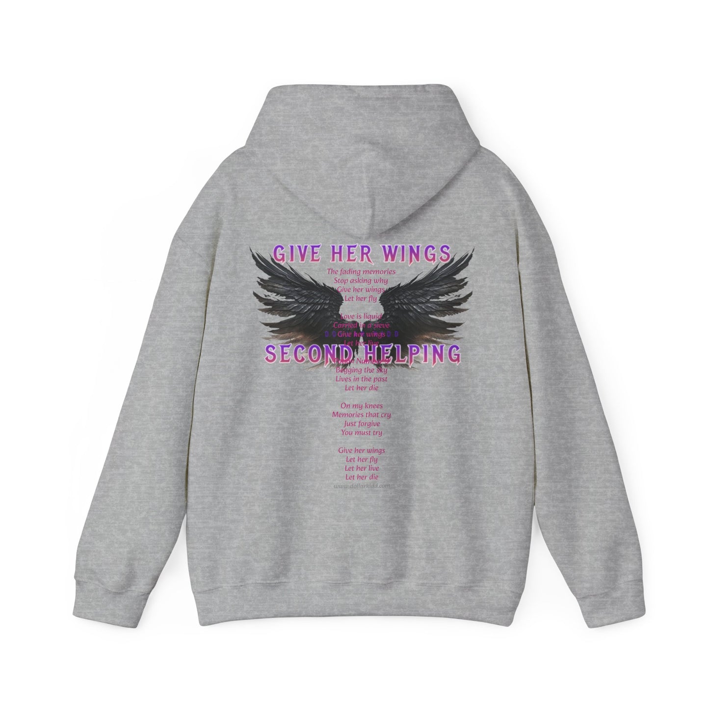 Give Her Wings Unisex Heavy Blend™ Hooded Sweatshirt