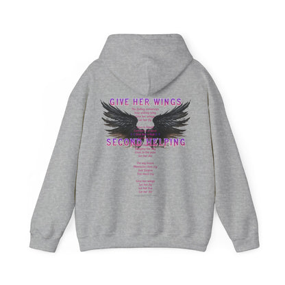 Give Her Wings Unisex Heavy Blend™ Hooded Sweatshirt