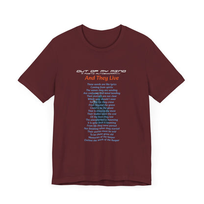 And They Live (front) I Am The Keeper (back) Unisex Jersey Short Sleeve Tee