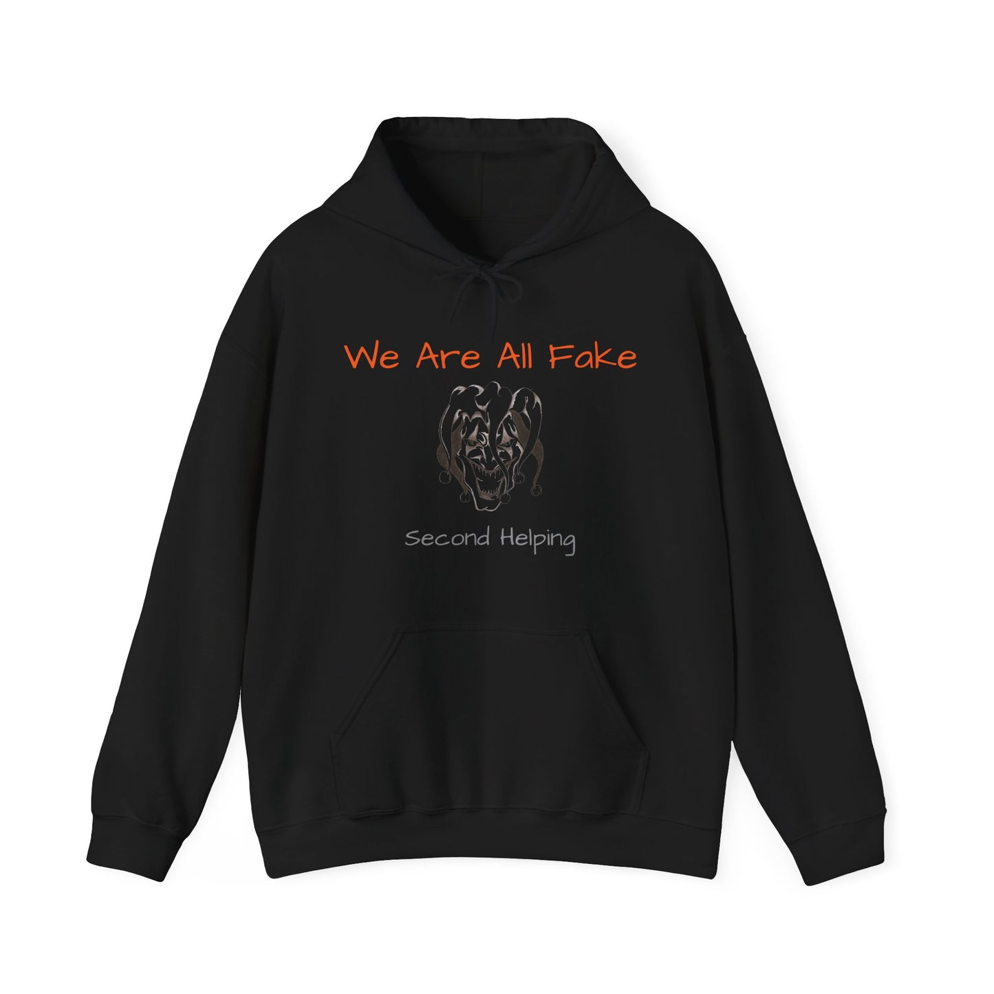 We Are All Fake - Dark Colors Unisex Heavy Blend™ Hooded Sweatshirt