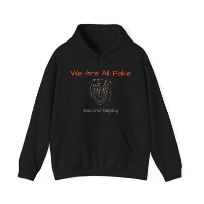 We Are All Fake - Dark Colors Unisex Heavy Blend™ Hooded Sweatshirt