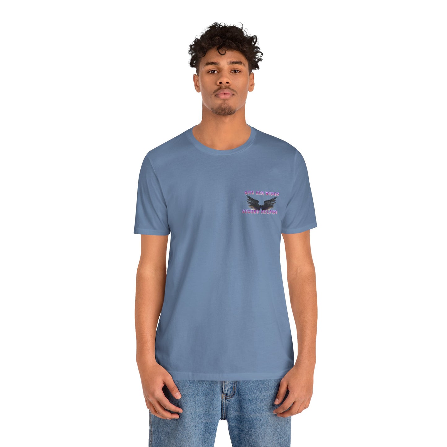Give Her Wings Unisex Jersey Short Sleeve Tee