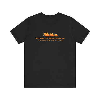 Focused on Our Future - Biker Back - Unisex Jersey Short Sleeve Tee