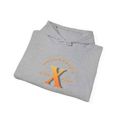 Gen X - 01 Orange Unisex Heavy Blend™ Hooded Sweatshirt