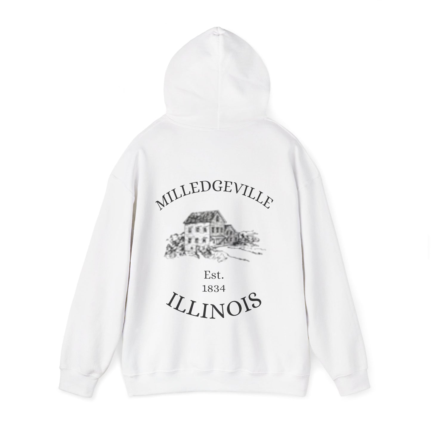 Focused on Our Future - Biker Back- Unisex Heavy Blend™ Hooded Sweatshirt
